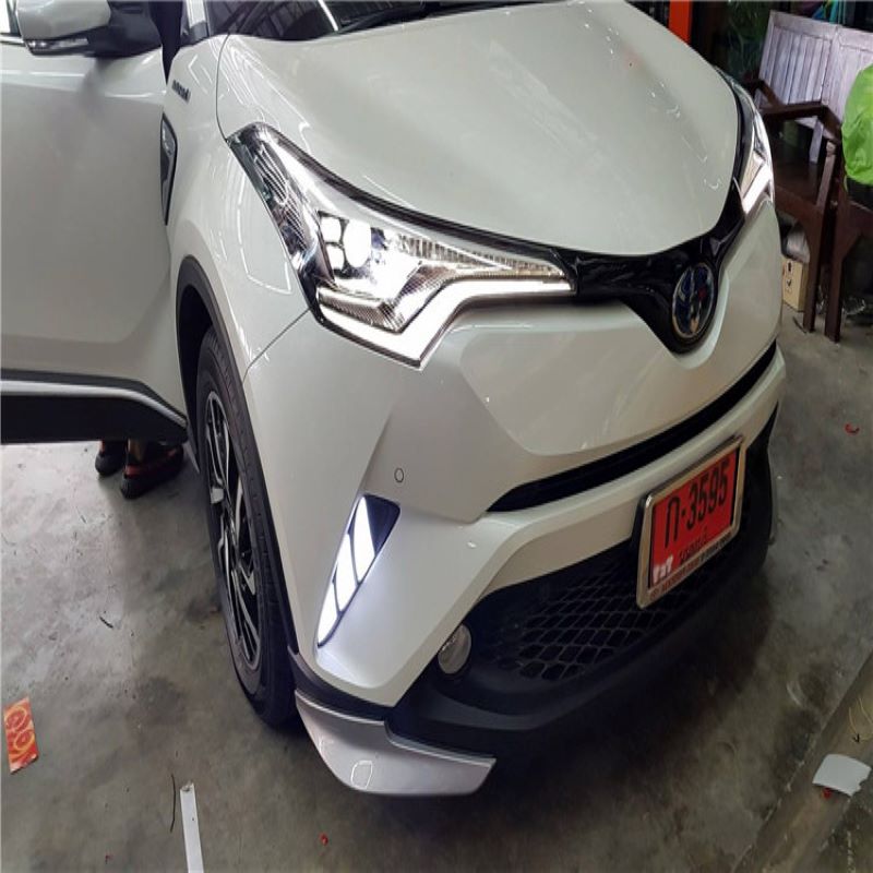 Nappali menetjelző lámpa a Toyota Chr-hez, a ködfényszóró a Toyota Chr DRL-hez